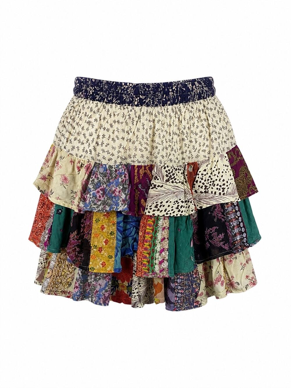 Young Threads Patchwork Mini skirt